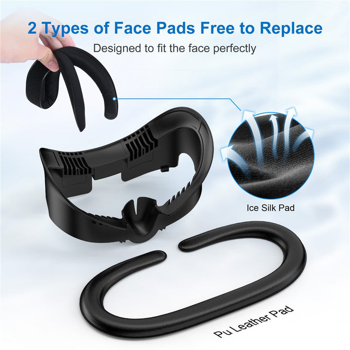 STARTRC GAMES For Meta Quest 3 VR Facial Interface Face Cover Pad Face Cushion Accessories Metanexus XR