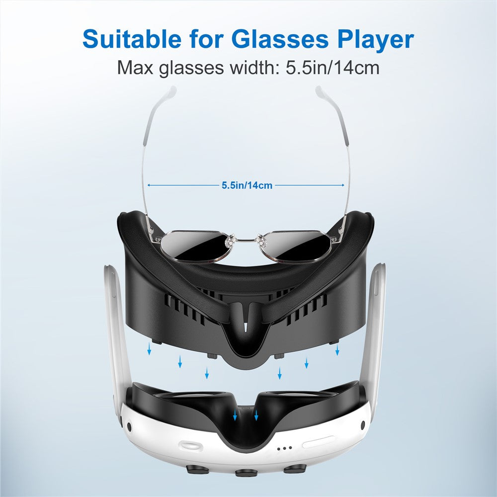 STARTRC GAMES For Meta Quest 3 VR Facial Interface Face Cover Pad Face Cushion Accessories Metanexus XR
