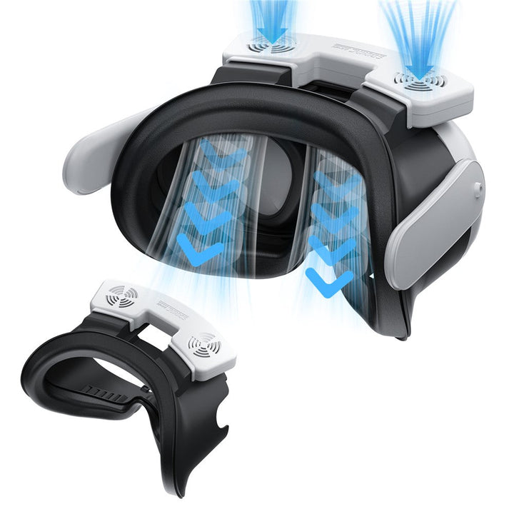 STARTRC GAMES Facial Interface Face Cover with Cooling Fan for Meta Quest 3 Accessories Set Metanexus XR