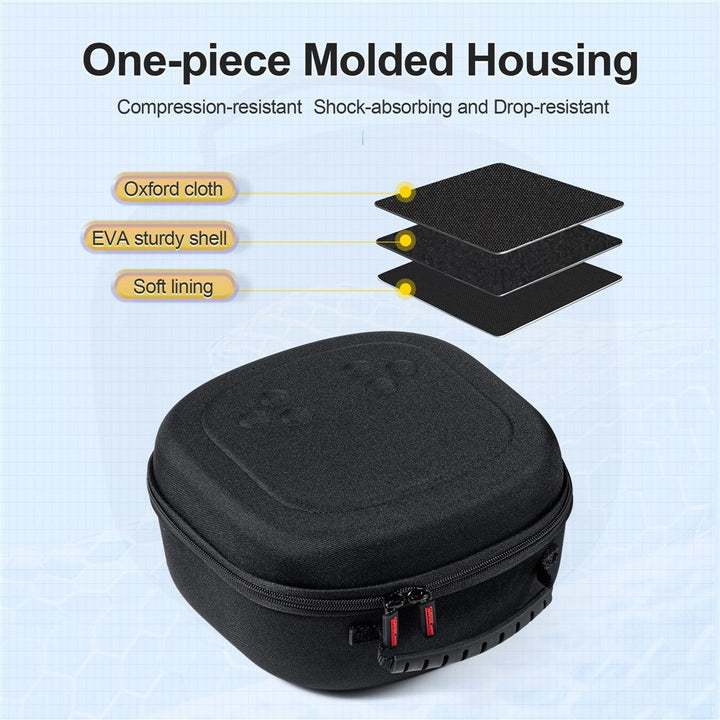 STARTRC GAMES For Meta Quest 3S / Quest 3 / Quest 2 Carrying Case Snowflake Cloth VR Headset Storage Bag Metanexus XR