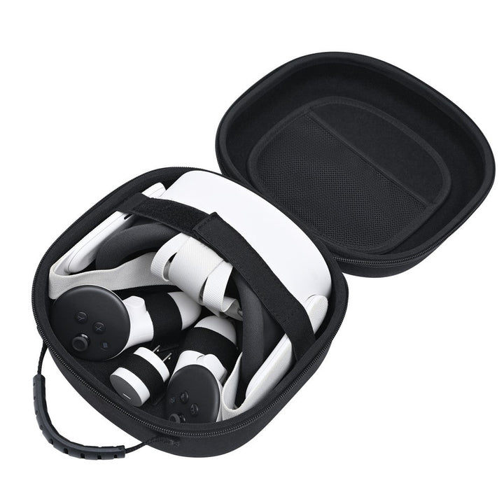 STARTRC GAMES For Meta Quest 3S / Quest 3 / Quest 2 Carrying Case Snowflake Cloth VR Headset Storage Bag Metanexus XR