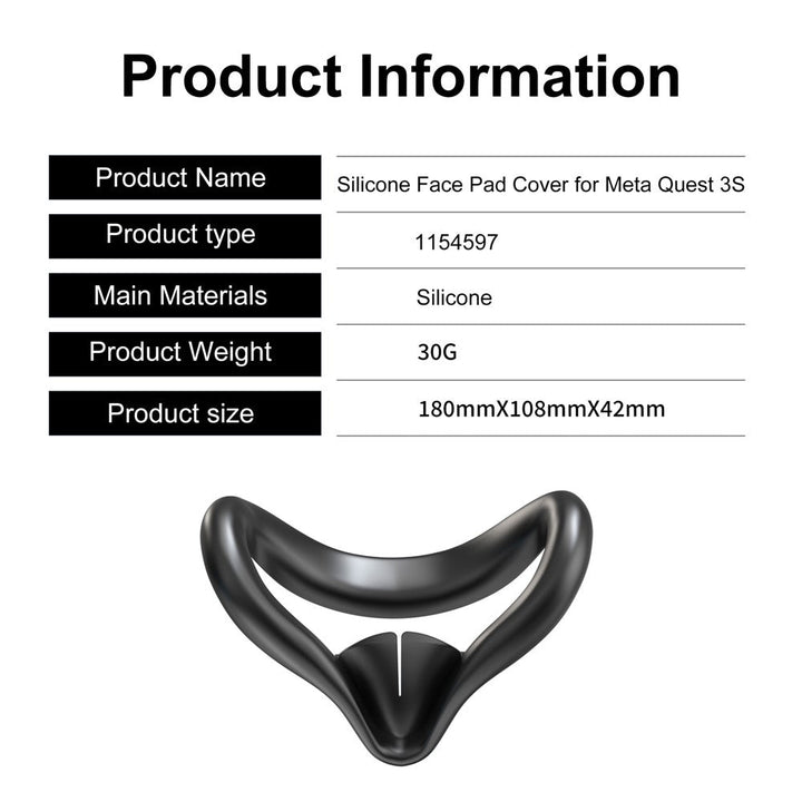 Quest 3S face mask silicone cover Metanexus XR