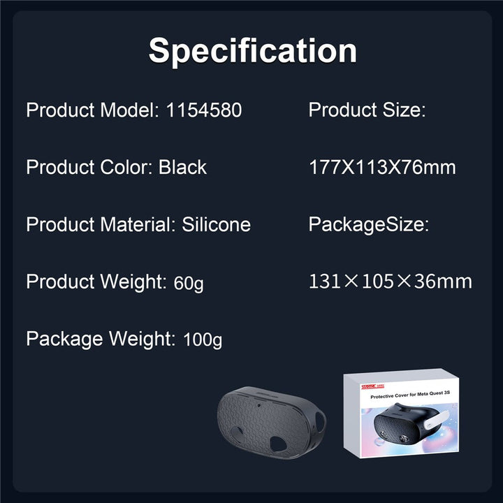 Quest 3S silicone protective case Metanexus XR