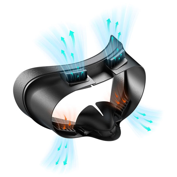 STARTRC GAMES For Meta Quest 3S VR Face Mask Leather  /  Lycra Foam Pad Breathable Face Cover Metanexus XR