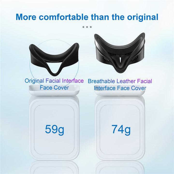 STARTRC GAMES For Meta Quest 3S VR Face Mask Leather  /  Lycra Foam Pad Breathable Face Cover Metanexus XR