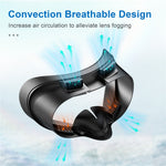 STARTRC GAMES For Meta Quest 3S VR Face Mask Leather  /  Lycra Foam Pad Breathable Face Cover Metanexus XR