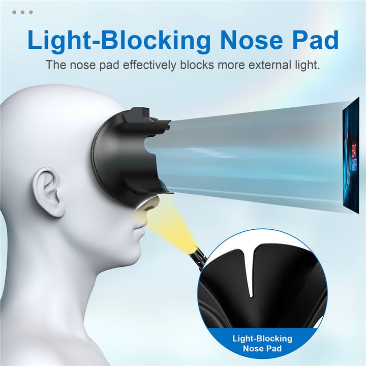 STARTRC GAMES For Meta Quest 3S VR Face Mask Leather  /  Lycra Foam Pad Breathable Face Cover Metanexus XR