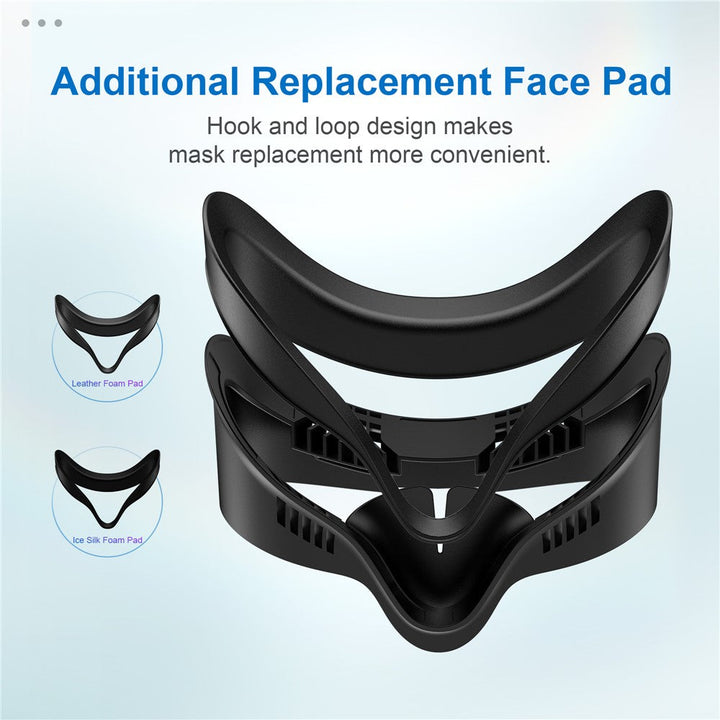 STARTRC GAMES For Meta Quest 3S VR Face Mask Leather  /  Lycra Foam Pad Breathable Face Cover Metanexus XR