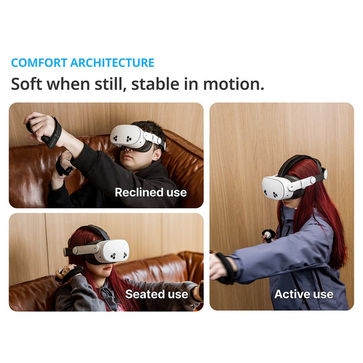 BOBOVR E3 For Meta Quest 3S / Quest 3 VR Headset Head Strap Ergonomic Replacement Headband Metanexus XR