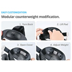 BOBOVR E3 For Meta Quest 3S / Quest 3 VR Headset Head Strap Ergonomic Replacement Headband Metanexus XR