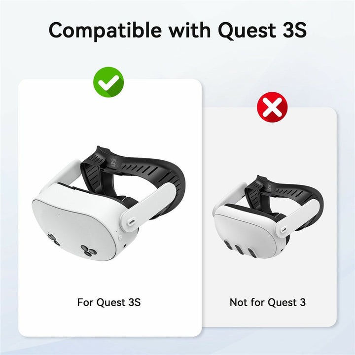 AMVR FC5 For Meta Quest 3S Face Mask VR Headset Cover Ventilated Anti-Fog Cooling Metanexus XR
