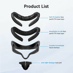 AMVR FC5 For Meta Quest 3S Face Mask VR Headset Cover Ventilated Anti-Fog Cooling Metanexus XR