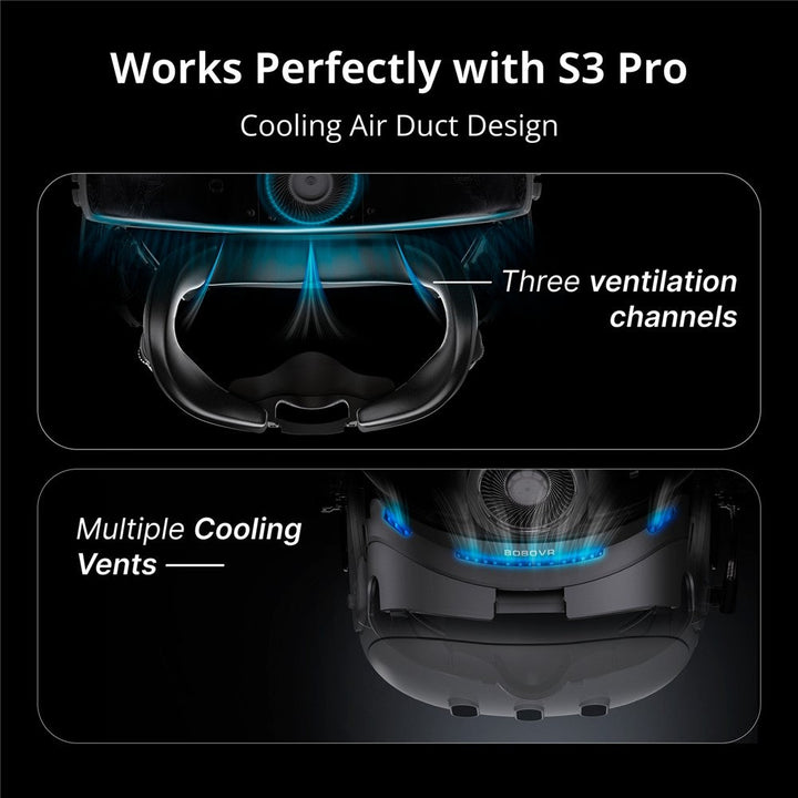 BOBOVR F3 For Meta Quest 3 Replacement Face Mask Cooling Padding VR Headset Face Cushion Metanexus XR