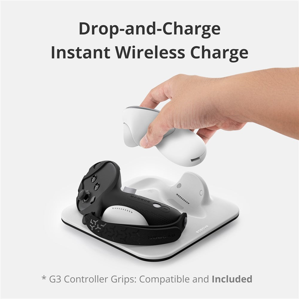 BOBOVR CD3 For Meta Quest 3 / Meta Quest 3S VR Grip Controller Charging Dock Metanexus XR