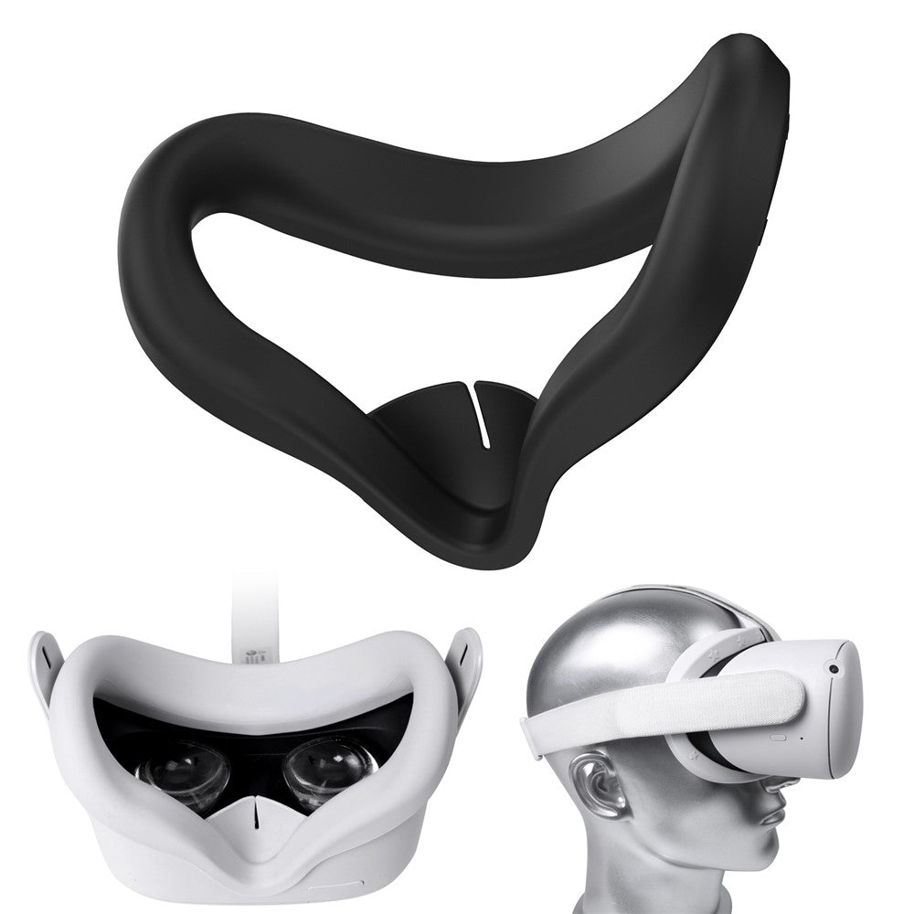 HIFYLUX Q2-PF10 Silicone Eye Mask Anti-sweat Shading Protective Cover for Oculus Quest 2 VR Glasses Metanexus XR