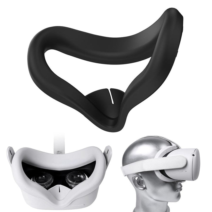 HIFYLUX Q2-PF10 Silicone Eye Mask Anti-sweat Shading Protective Cover for Oculus Quest 2 VR Glasses Metanexus XR