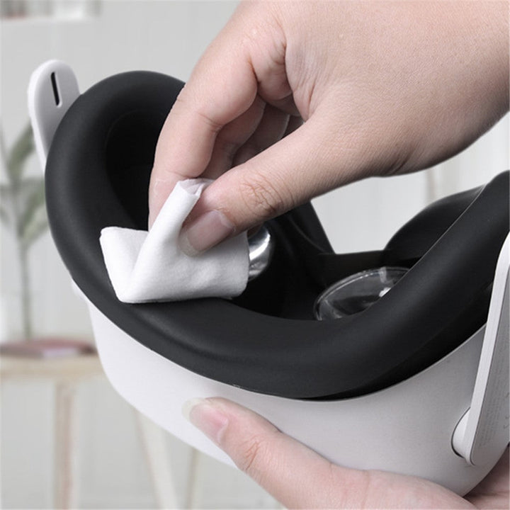 HIFYLUX Q2-PF10 Silicone Eye Mask Anti-sweat Shading Protective Cover for Oculus Quest 2 VR Glasses Metanexus XR