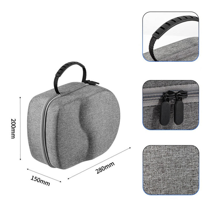 1110700 For Oculus Quest 2 VR Headset Controller Elite Head Strap Portable Storage Bag Carrying Case Metanexus XR