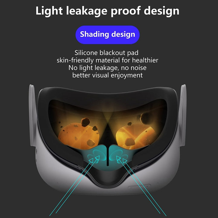 FIIT VR X2 for Oculus Quest 2 VR Cooling Fan Active Ventilation Air Circulation Fan Breathable Face Cover Pad Metanexus XR