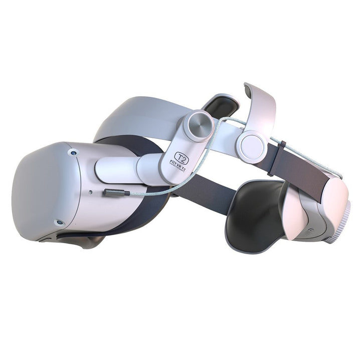FIIT VR T2 Power For Oculus Quest 2 VR Head Strap Adjustable Headband 5000mAh Power Bank Metanexus XR