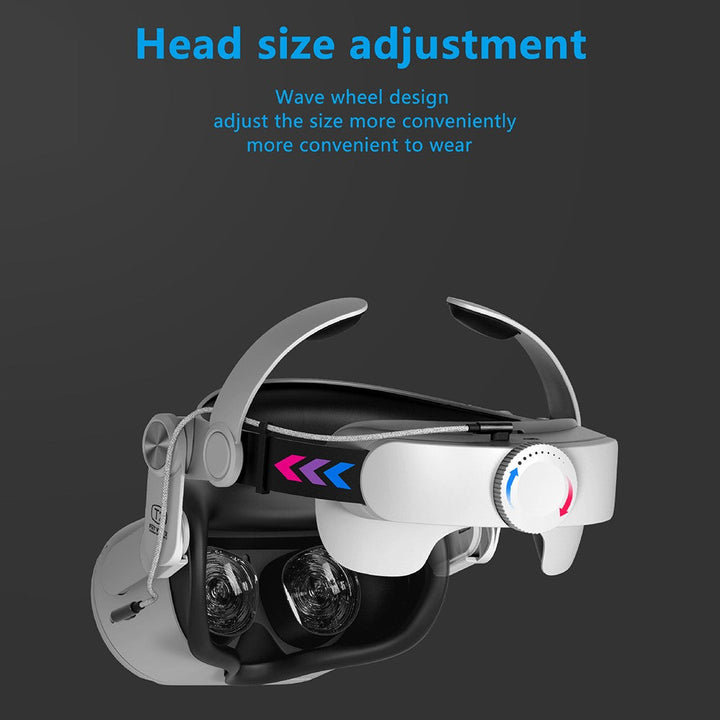 FIIT VR T2 Power For Oculus Quest 2 VR Head Strap Adjustable Headband 5000mAh Power Bank Metanexus XR