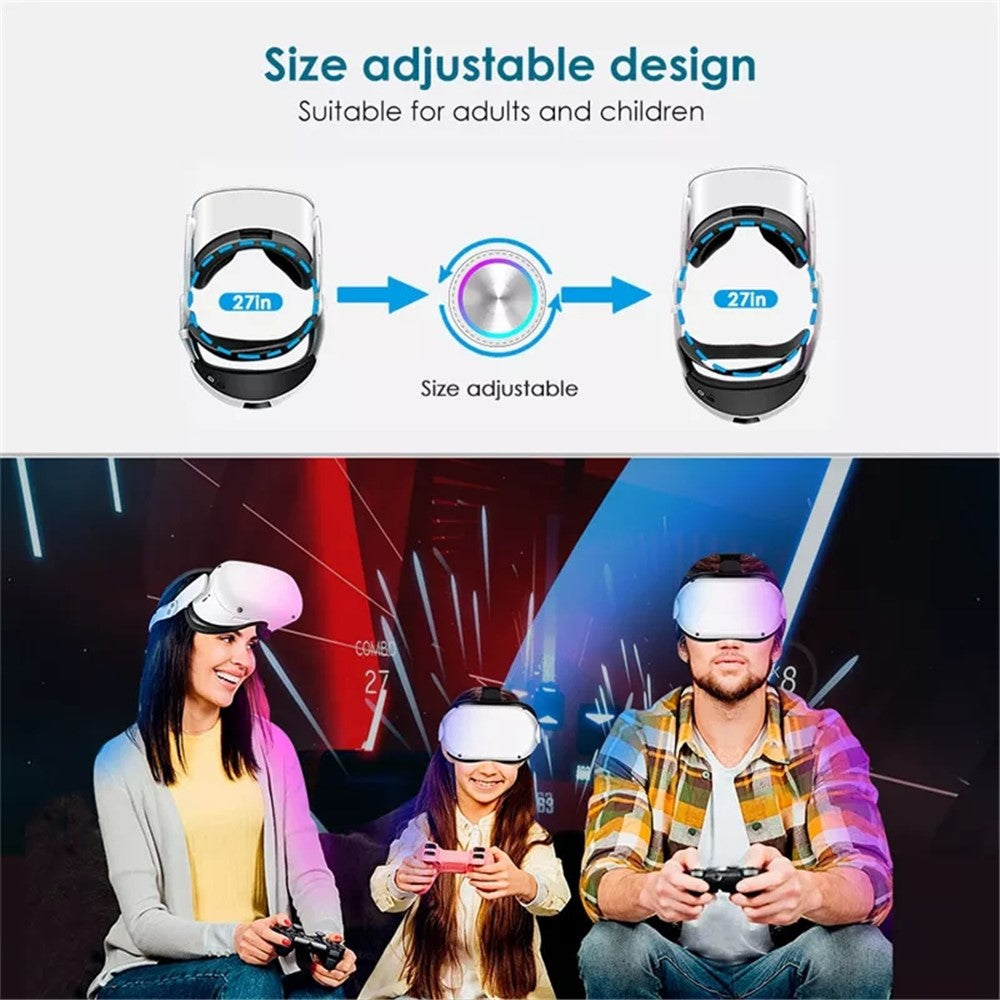 Oculus Quest 2 head strap with built-in 8000mAh battery Metanexus XR