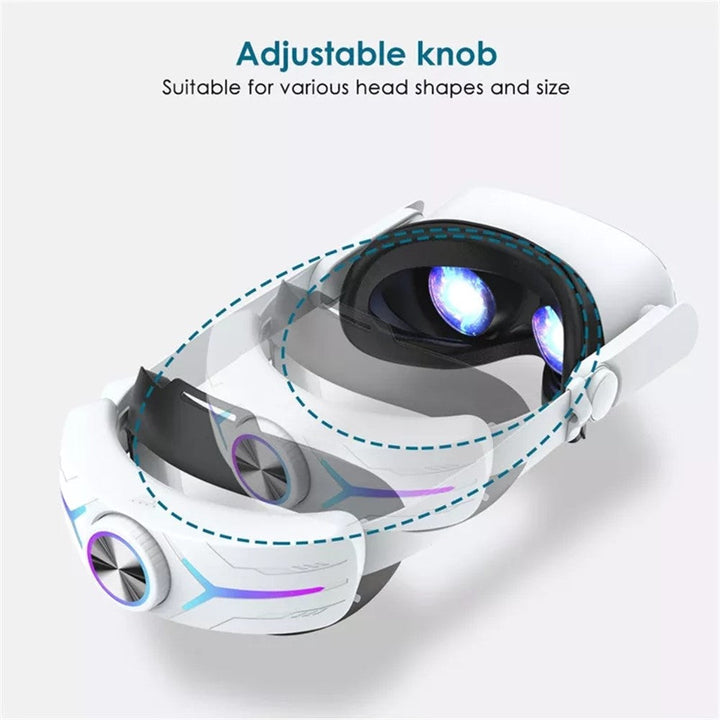 Oculus Quest 2 head strap with built-in 8000mAh battery Metanexus XR