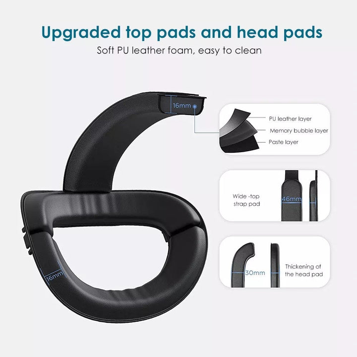 Oculus Quest 2 head strap with built-in 8000mAh battery Metanexus XR
