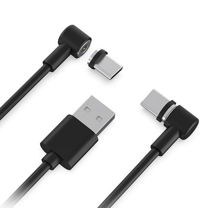 DOBE TP5-2520 For PS VR2 Controller 1 USB to 2 Type C 90 Degree Magnetic Charging Cord USB C Charger Cable TVCMALL