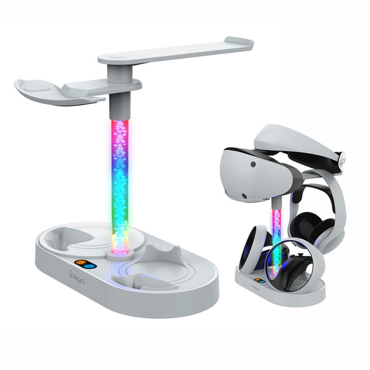 IPEGA PG-P5V001 RGB Light Charger for PS5 VR Headset Charging Display Stand Dual Controller Charging Station Metanexus XR