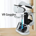 IPEGA PG-P5V001 RGB Light Charger for PS5 VR Headset Charging Display Stand Dual Controller Charging Station Metanexus XR