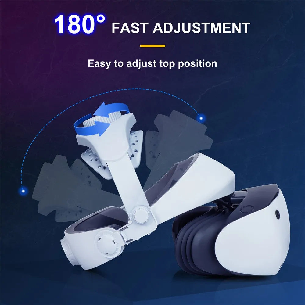 DEVASO Adjustable Head Strap for PS VR2 VR Headset Replacement Headband Metanexus XR