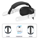 DEVASO Adjustable Head Strap for Meta Quest 3 Reduce Head Pressure Strap Replacement Metanexus XR