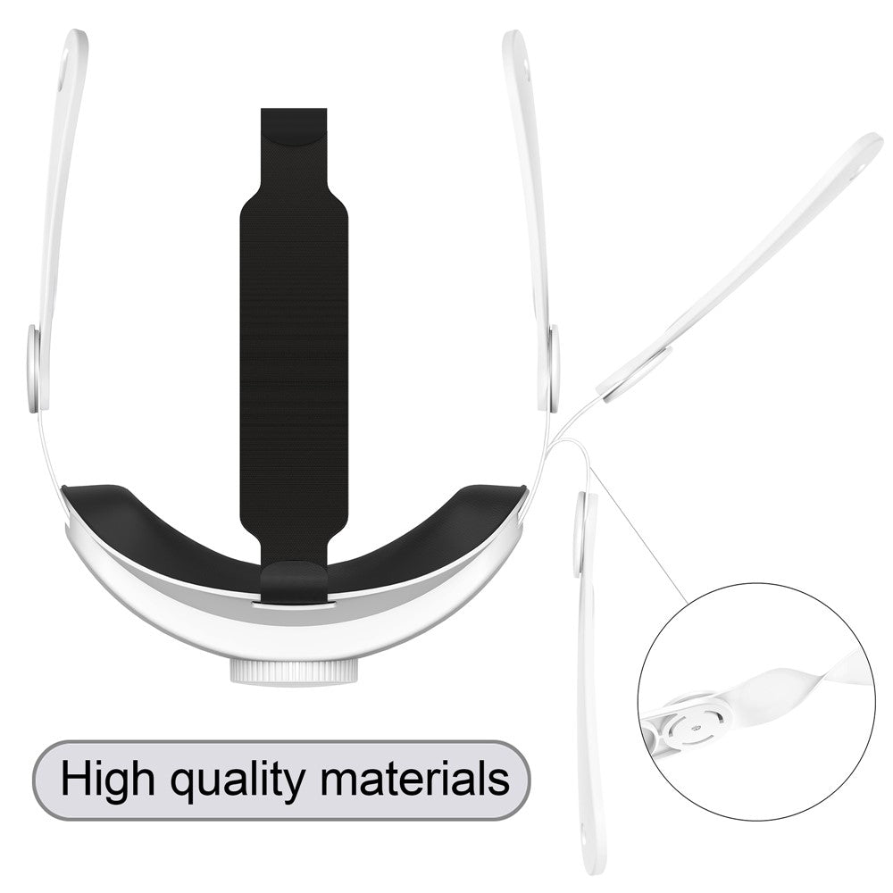 DEVASO Adjustable Head Strap for Meta Quest 3 Reduce Head Pressure Strap Replacement Metanexus XR