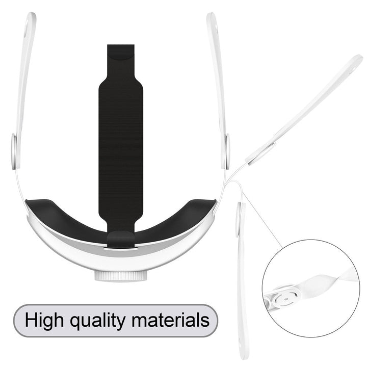 DEVASO Adjustable Head Strap for Meta Quest 3 Reduce Head Pressure Strap Replacement Metanexus XR