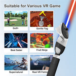 DEVASO Handle Extension Grip for Meta Quest 3 VR Headset Golf Game Handle Accessories Metanexus XR