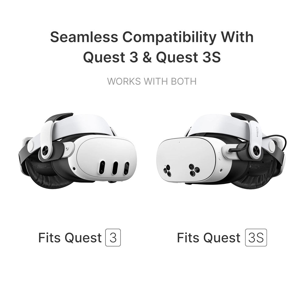 BOBOVR M3 Pro For Meta Quest 3S / 3 VR Headset Head Strap 5200mAh Battery Pack Headband Metanexus XR