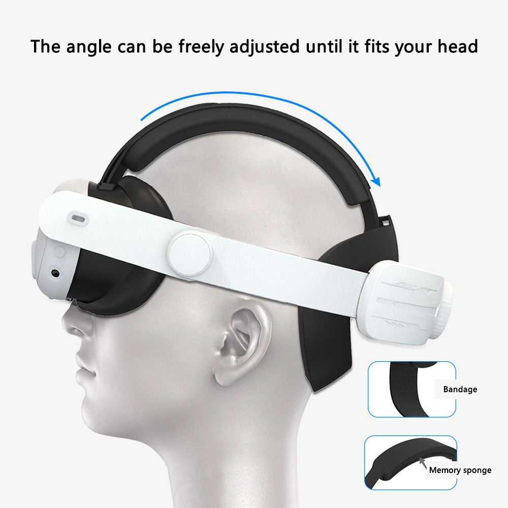 For Meta Quest 3 Adjustable Head Strap Headband Pressure Reduce Fixing Strap VR Accessory Metanexus XR