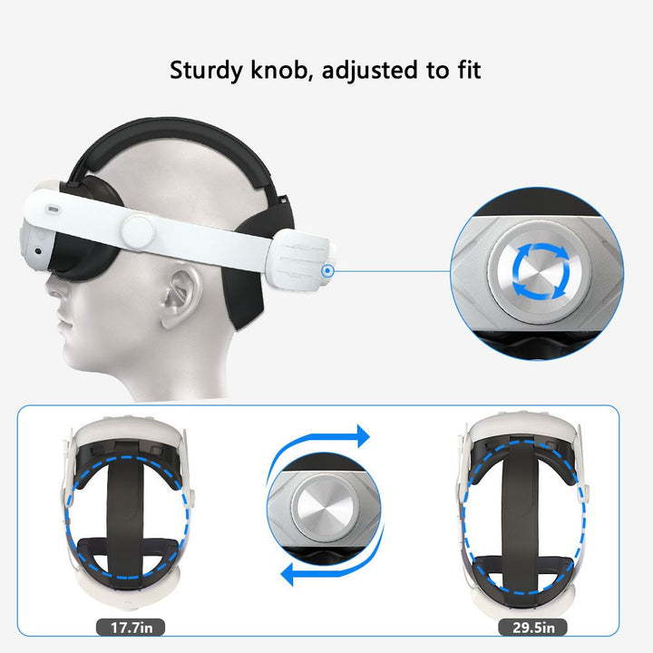 For Meta Quest 3 Adjustable Head Strap Headband Pressure Reduce Fixing Strap VR Accessory Metanexus XR