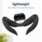 WOLMTT For Meta Quest 3 VR Silicone Eye Mask Anti-sweat Protective Cover Metanexus XR