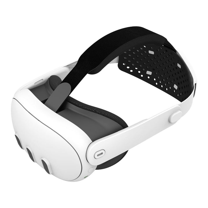 DEVASO Head Strap Compatible with Meta Quest 3 VR Headset Adjustable Strap Version 2.0, White Metanexus XR