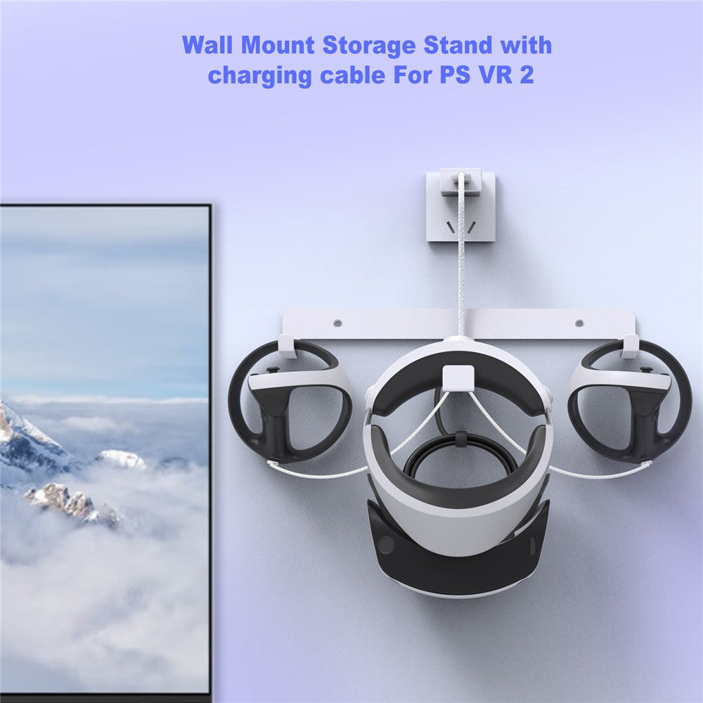 PlayStation VR2 wall mount with charging station Metanexus XR