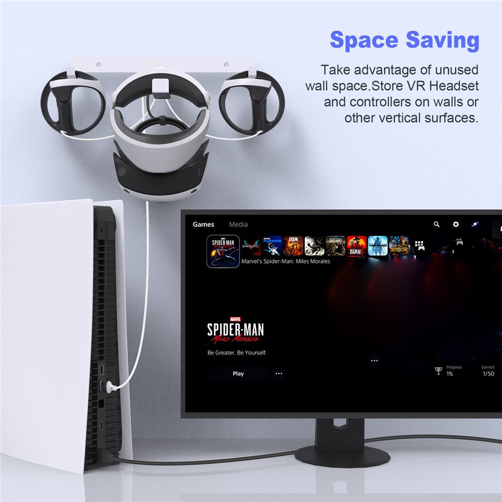 PlayStation VR2 wall mount with charging station Metanexus XR