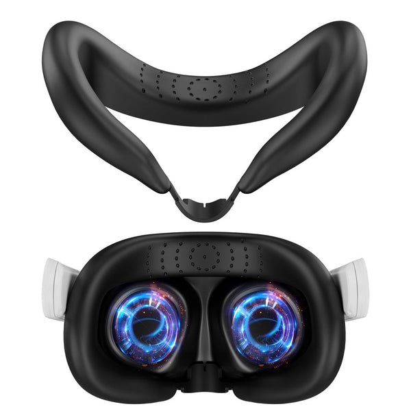 JYS JYS-MQ015 For Meta Quest 3 VR Headset Silicone Eye Mask Anti-sweat Protective Cover Metanexus XR