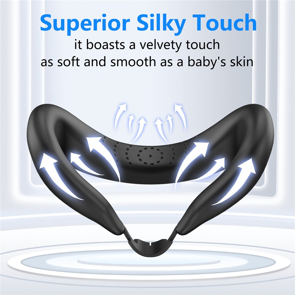 JYS JYS-MQ015 For Meta Quest 3 VR Headset Silicone Eye Mask Anti-sweat Protective Cover Metanexus XR