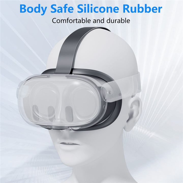JYS JYS-MQ015 For Meta Quest 3 VR Headset Silicone Eye Mask Anti-sweat Protective Cover Metanexus XR