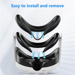 JYS JYS-MQ015 For Meta Quest 3 VR Headset Silicone Eye Mask Anti-sweat Protective Cover Metanexus XR