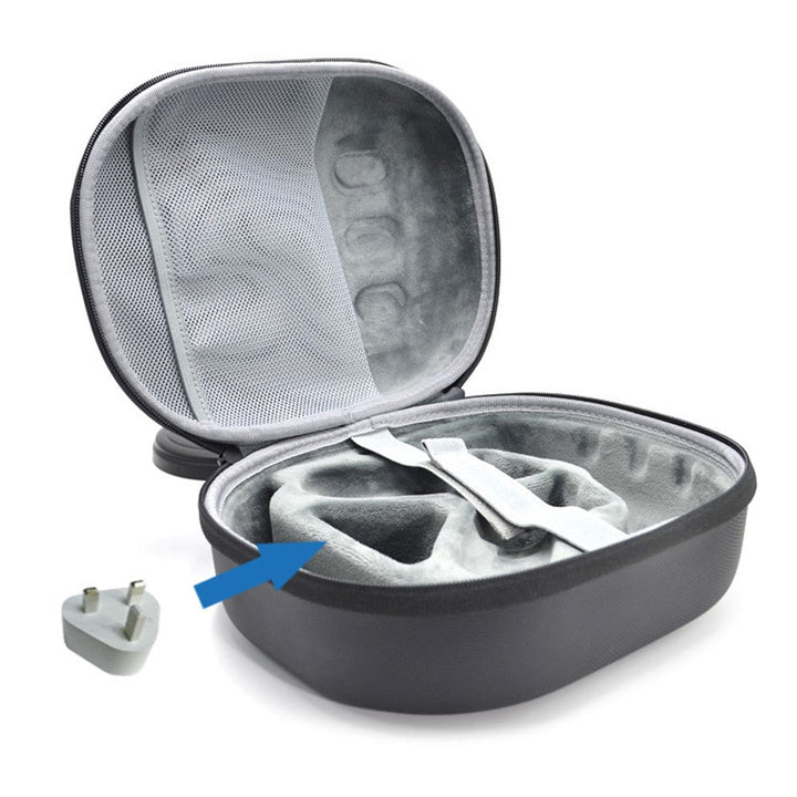 For Meta Quest 3 VR Headset Carrying Case EVA+Coral Fleece Portable Storage Bag Metanexus XR