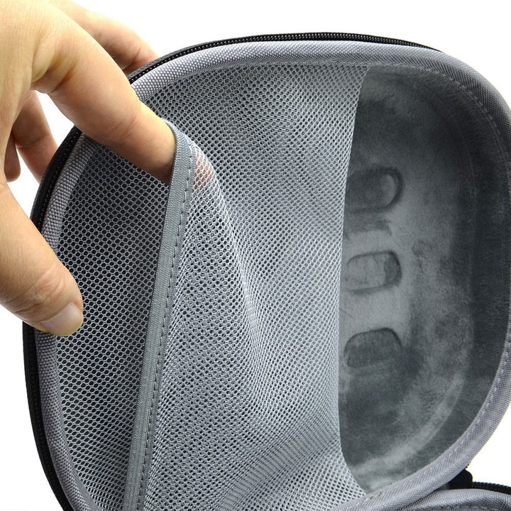 For Meta Quest 3 VR Headset Carrying Case EVA+Coral Fleece Portable Storage Bag Metanexus XR