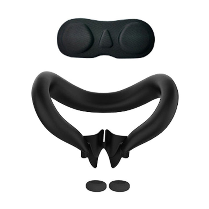 For Meta Quest 3 VR Headset Silicone Face Mask + Lens Protective Cover + 2 Rocker Cap Metanexus XR